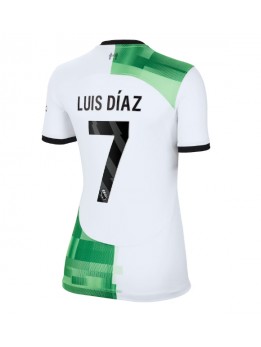 Ženski Nogometna dresi replika Liverpool Luis Diaz #7 Gostujoči 2023-24 Kratek rokav